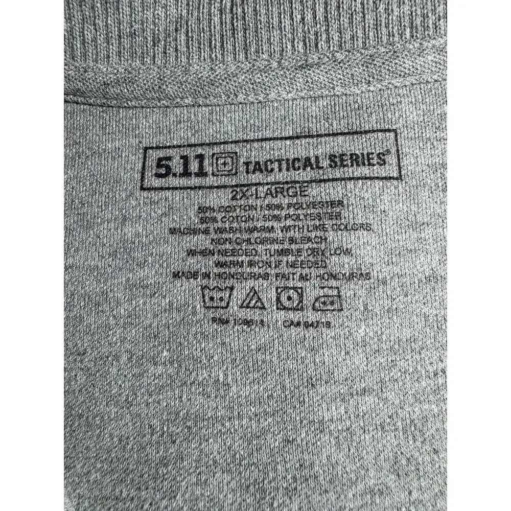 5.11 Tactical Polo Shirt Mens 2XL Gray Short Sleeve Pen‎ Pocket Utility